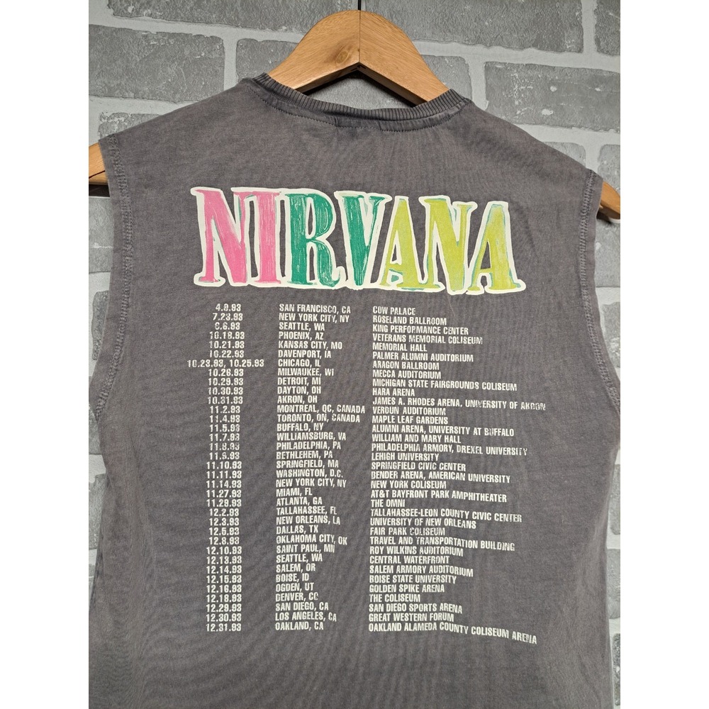 ZARA NIRVANA Girls Gray Sleeveless Muscle Tank‎ Top Size 9-10 - Picture 5 of 9